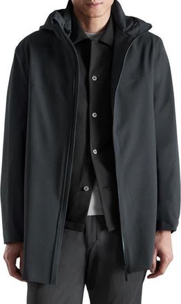 Mango Hooded Water Repellent Parka in Dark Grey at Nordstrom, Size X-Large