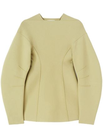 Jil Sander Trui met afwerking - Groen