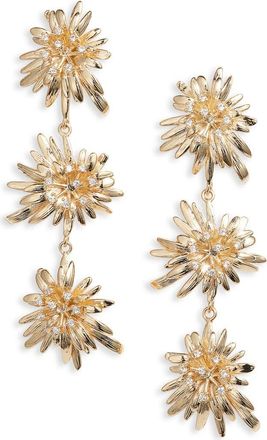 Nordstrom Dahlia Triple Drop Earrings in Gold at Nordstrom