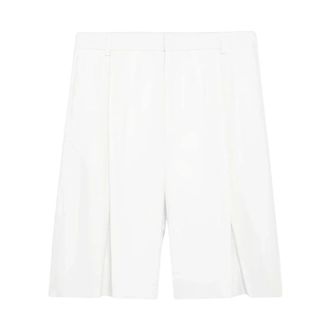 Casablanca Casual Shorts, male, White, Size: M Pleated Baggy Shorts