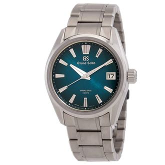 Grand Seiko Evolution 9 Spring Drive Atera Valley Automatic Blue Dial Mens Watch SLGA025G