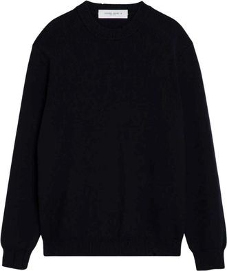 Golden Goose Truien & Vesten, Heren, Blauw, S, Katoen, Blauwe Sweaters met Katoenmix