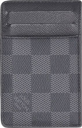 Louis Vuitton Pre-owned Mens Neo Porte-Cartes Damier Card Holder in Grey Coated Canvas - One Size