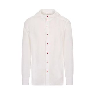 Kiton Casual Shirts, male, White, Size: 2XL Mariano Camicia