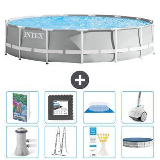 Intex Piscina Prism Frame Redonda - 457x107 Cm - 9-piezas S610