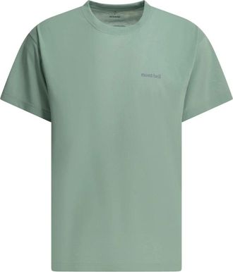 Montbell Tops, Heren, Blauw, S, Polyester, Outdoor Grafisch T-shirt