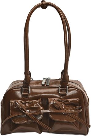 Generic Bow Tie Shoulder Bag Aesthetic Bow Tie Bag for Women Handbags Handbags Bowtie Tote Bag for Shopping Travel, C, Consulte la descripci&oacute;n