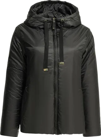 Max Mara waterafstotend gewatteerd jack