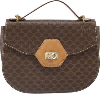 Celine Pre-owned Handbags, female, Brown, Size: ONE SIZE Pre-owned Canvas Handbag