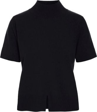 Bitte Kai Rand Truien & Vesten, Dames, Zwart, 2Xl, Kasjmier, Fijngebreide coltrui top