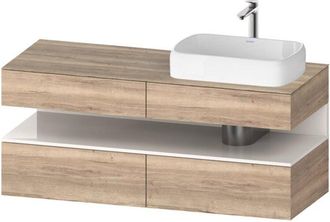 Duravit Qatego Consola Mueble Bajo Lavabo, 2 Extensiones, 2 - Duravit