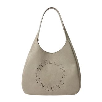 Stella McCartney Stella McCartney, Shoulder Bags, female, Green, Size: ONE SIZE Hobo Large Shoulder Bag