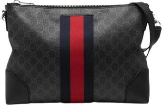 Gucci Pre-owned Cross Body Bags, female, Black, Size: ONE SIZE Pre-owned Vintage Crossbody Bag