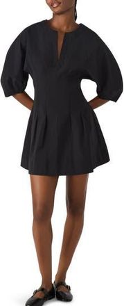Steve Madden Dayton Pleated Minidress in Black at Nordstrom Rack, Size 10