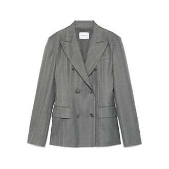Andamane Pinstripe Double-breasted Blazer