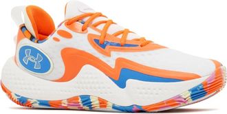 Under Armour Mens Spawn 5Le Shoes In White Citrus Blast
