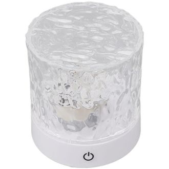 Trade Shop Trade Shop Traesio - Trade Shop - Lampada Por Tavolo En Oceanic Cristall Abs Usb A 16 Colori Sala Giochi Pranz