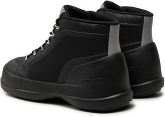Moon Boot Mens Luna Trek Mid Boot Black Nylon Upper