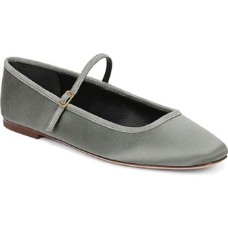 Veronica Beard Ellie Mary Jane Flat in Stone Army at Nordstrom, Size 8.5