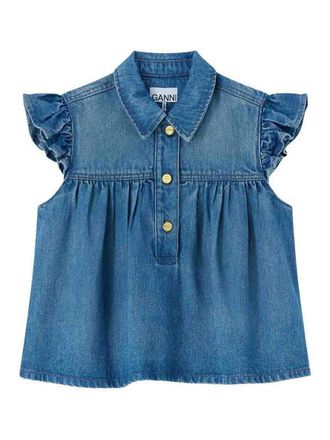 Ganni Denim Top