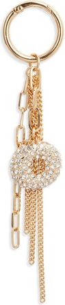 Chelsea28 Pav&eacute; Crystal Inital Bag Charm in O- Clear- Gold at Nordstrom