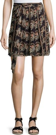 Isabel Marant printed chiffon wrap mini skirt Size L