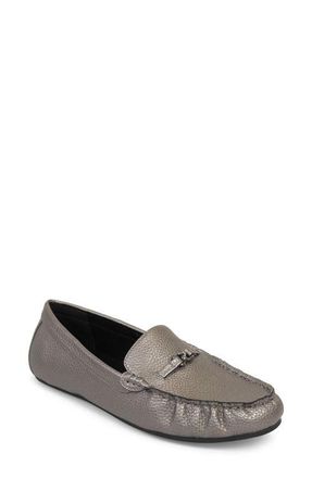 Aerosoles Drita Bit Loafer in Gunmetal Faux Leather at Nordstrom, Size 7.5