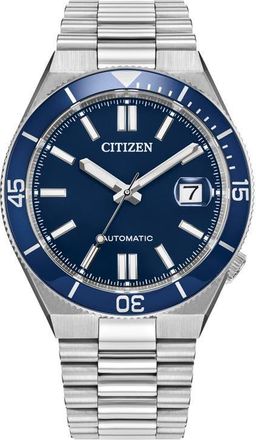 Citizen TSUYOSA Shore Silvertone Automatic Bracelet Watch, 40mm in Silver-Tone at Nordstrom