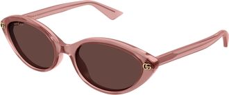 Gucci Pink Cat Eye Ladies Sunglasses GG2110S 004 54