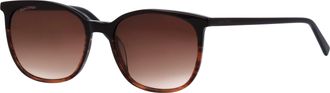 Marc O'Polo Sonnenbrille MARC OPOLO Modell 506188, Damen, braun, gemustert, leicht durchscheinend, Sonnenbrillen Sonnenbrille, Form Feminin, Logoschriftzug auf B&uuml;