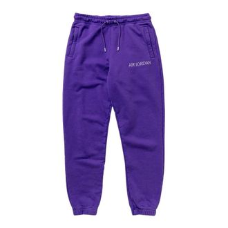 Nike Jordan Wordmark Fleece Pant - Dames - Trainingsbroeken - Paars - S - Fitness