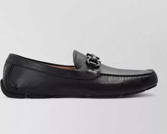 Ferragamo leather driver loafers