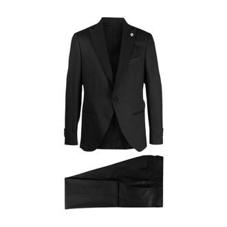 Lardini Heren, Pakken, Zwart, Maat: 3XL