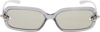 Bottega Veneta Zonnebrillen - unisex - Zonnebrillen - Grijs - ONE Size - Nylon - Accessoires