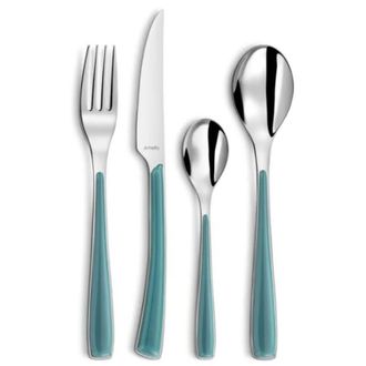 Amefa Juego De Cubiertos Turquesa De 24 Piezas - 2224sgaf11c71 - Amefa