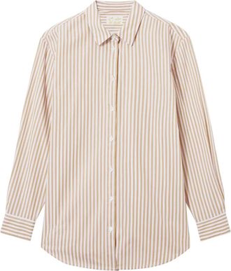 MC2 Saint Barth Brigitte Shirt - Dames - Overhemden - Beige - XS - Katoen - Overhemden