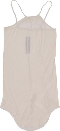 Rick Owens Beige Square Neck Tank Top