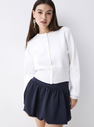 Twik Womens Fitted-waist Cardigan Sweater