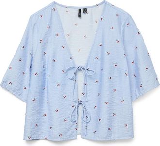 Vero Moda Bedrukte blouse en striklinten vooraan