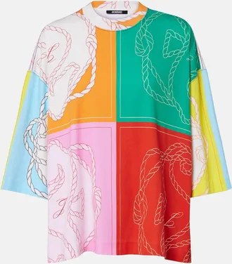 Jacquemus Hippocampe printed cotton jersey T-shirt