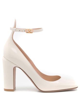 Valentino Garavani Pumps con punta quadrata 105mm - Bianco