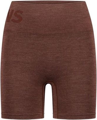 Mons Royale Solace Merino Seamless Shorts Leggings f&uuml;r Damen | braun