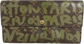 Louis Vuitton Pre-owned Monogram Graffiti Wallet - unisex - Vintage Accessoires - Bruin - ONE Size - Vintage