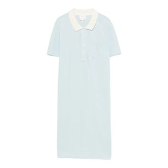 A.P.C. Polo Jurk - Dames - Shirt Kleedjes - Blauw - S - Katoen - Kleedjes