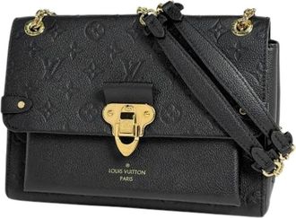 Louis Vuitton Pre-owned Monogram Empreinte Shoulder Bag - Dames - Vintage Schoudertas - Zwart - ONE Size - Leer - Vintage