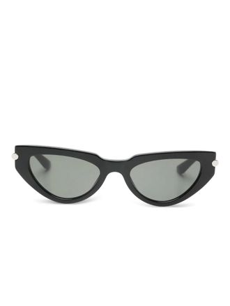 Alexander McQueen Eyewear Occhiali da sole cat-eye - Nero