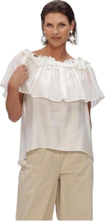 Copenhagen Muse Cmmolly Blouse - Dames - Blouses - Beige - L - Leer - Overhemden