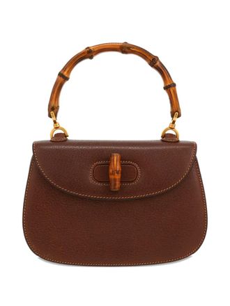 Gucci 1990s Bamboo tote bag - Bruin