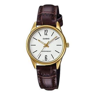Casio Quartz Waterproof Brown Analog LTP-V005GL-7BUDF