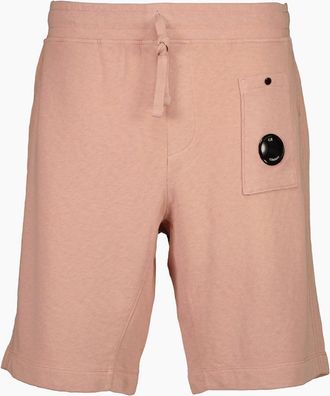 C.P. Company Mens Malfile Fleece Lens Bermudas - Pink - Size: 32/30/31